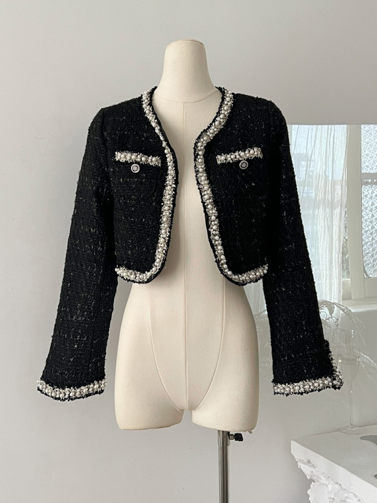 レディースショートジャケットコート+ドレスセット Y2K ス - Wool Coat Peacoat のレビューと価格