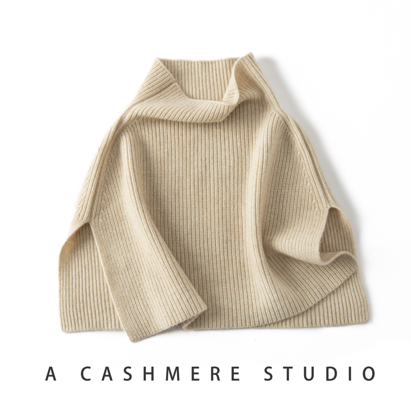 女性用メリラムニットカシミヤショール、プルオーバースカーフ、 - Wool Coat Peacoat のレビューと価格