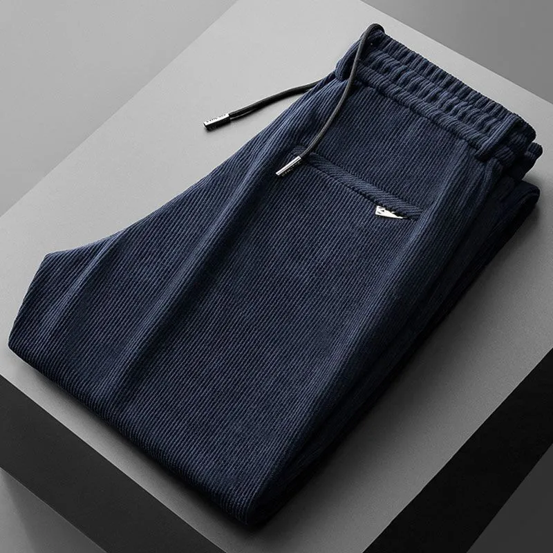 メンズ コーデュロイ素材 イージーウエスト カジュアルパンツ - Corduroy Pant Warm のレビューと価格