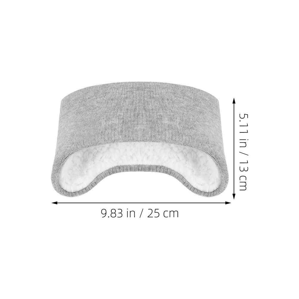 2個入り、フリース裏地付き、伸縮性のあるバンド、騒音低減機能 - Fleece Ear Warmer Band のレビューと価格